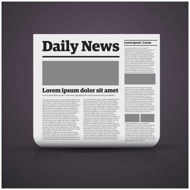 haber düğme - vektör çizim