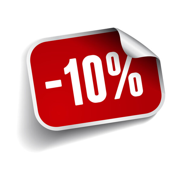 Продажа процентов этикетки. Вектор
.