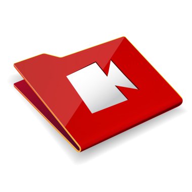 video klasöründe simge vektör