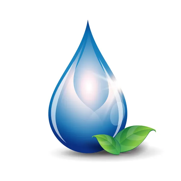 Vector de gota de agua — Vector de stock