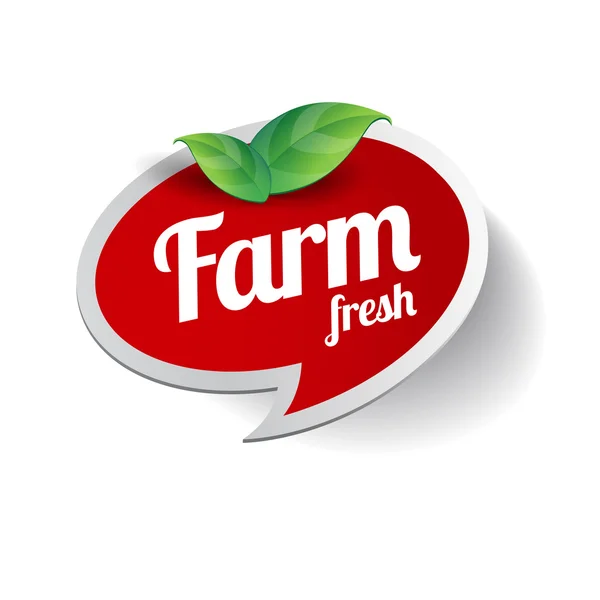 Farm Fresh label — Stock Vector