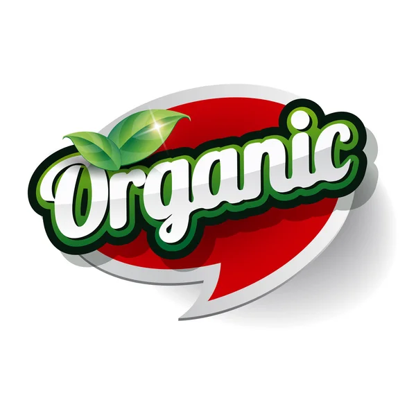 Organic Label vector — Stock Vector