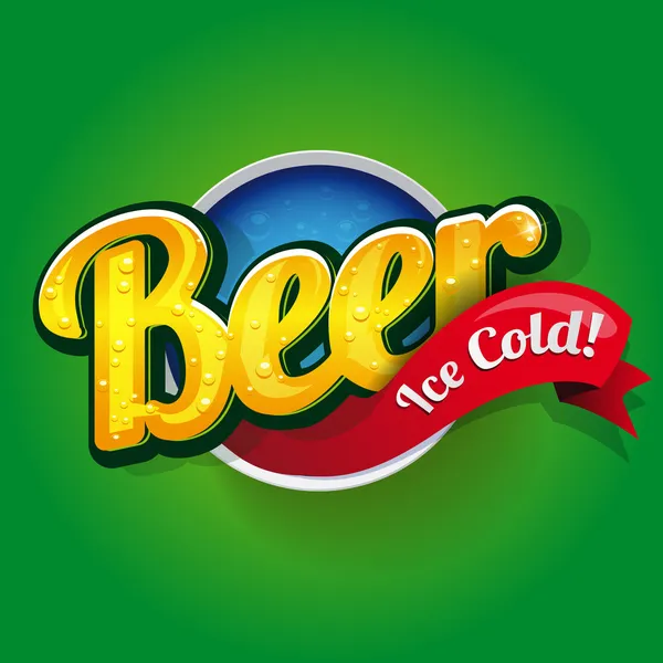 Εκλεκτής ποιότητας μπύρα αφίσα σημάδι διάνυσμα — Διανυσματικό Αρχείο
