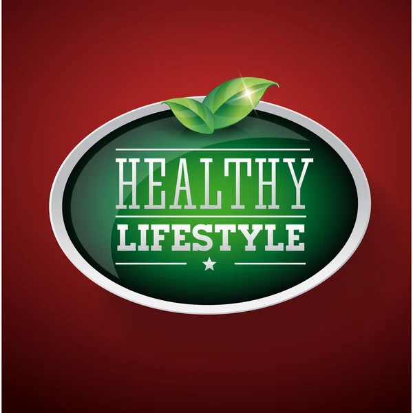 Healthy lifestyle — Stock Vector