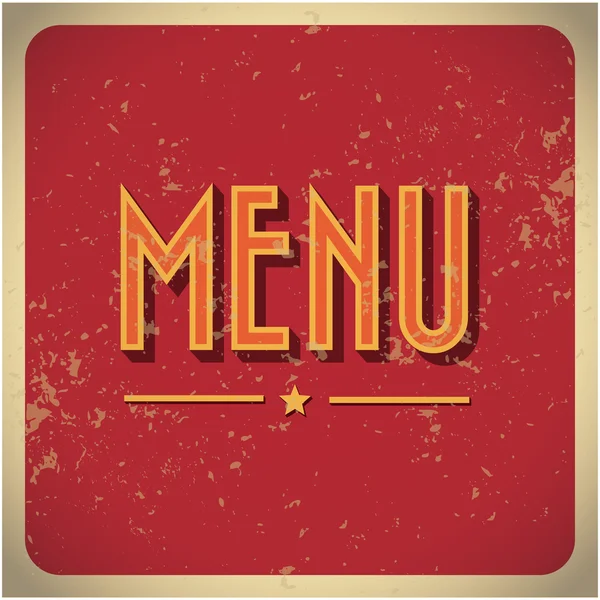 Modèle de carte de menu restaurant . — Image vectorielle