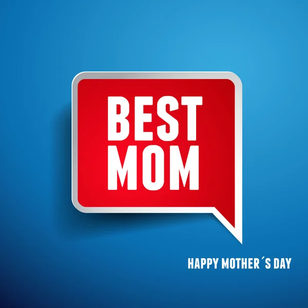 Label Happy Mother's Day — Image vectorielle