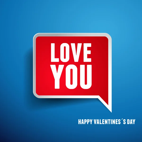Happy Valentine's Day Label — Stockvector