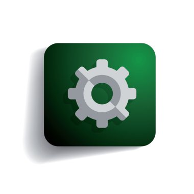 dişli dişli mekanizması vektör ayarları simgesi