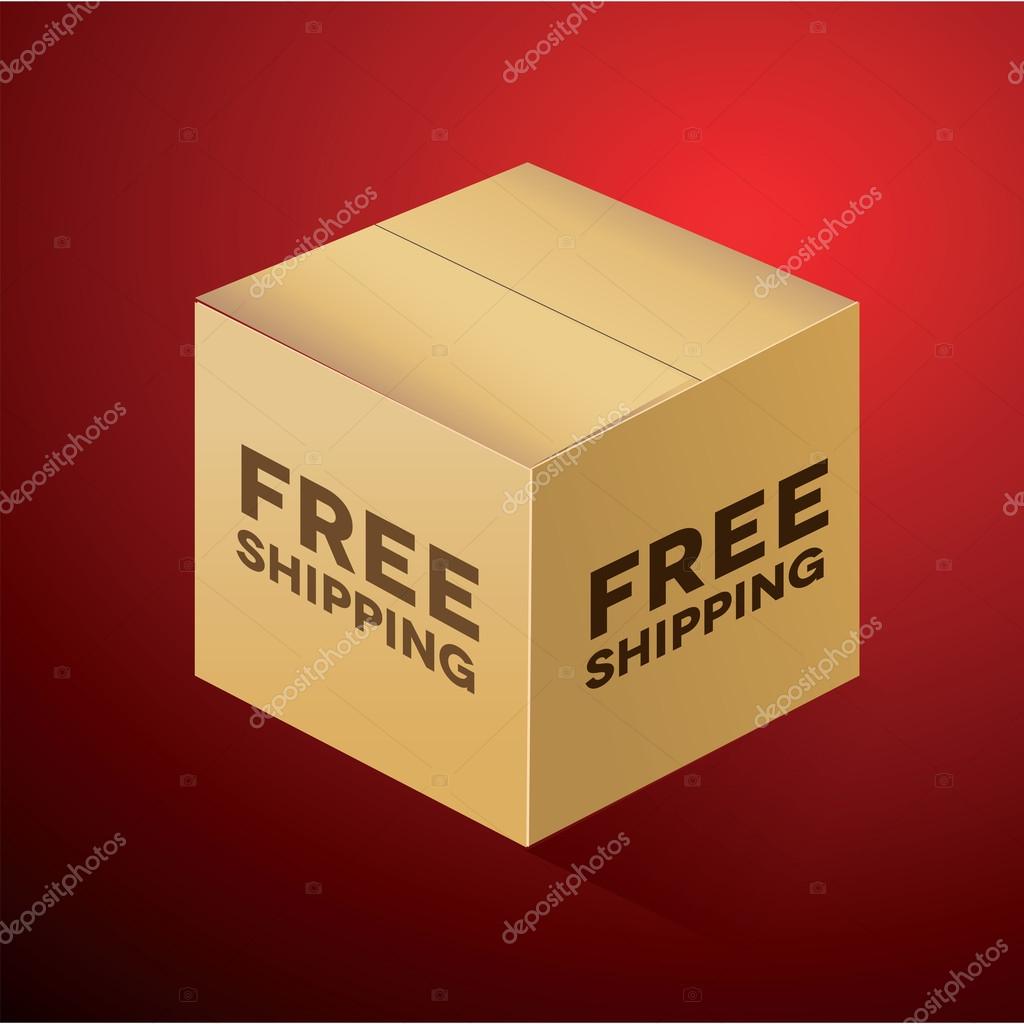 Free Shipping Box Stock Vector Image by ©Grounder 29751193