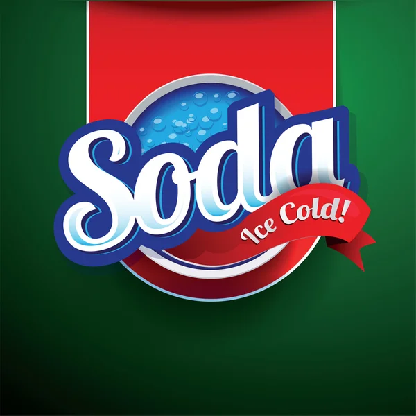 Vecteur Retro Soda Design — Image vectorielle