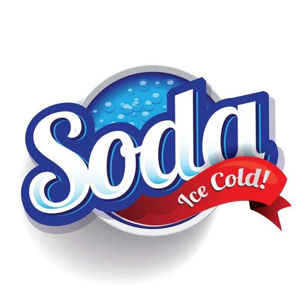 Vecteur Retro Soda Design — Image vectorielle