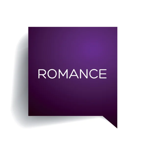 Movie or TV gengre: Romance — Stock Vector