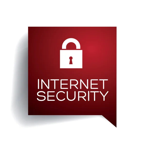 Conceito de segurança Internet —  Vetores de Stock