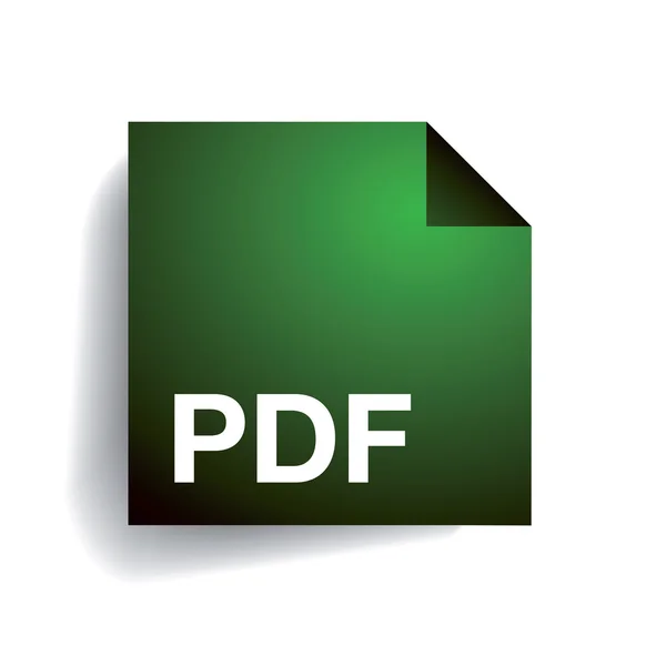 Pdf folder icon — Stock Vector