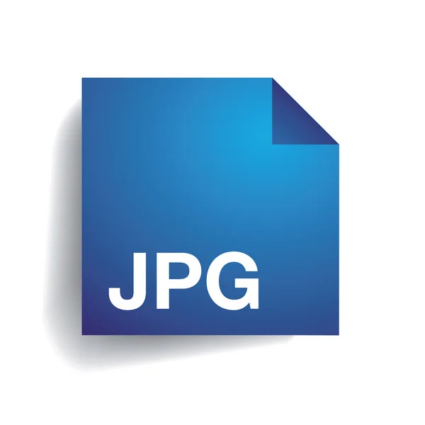 Ícone de pasta Jpg — Vetor de Stock