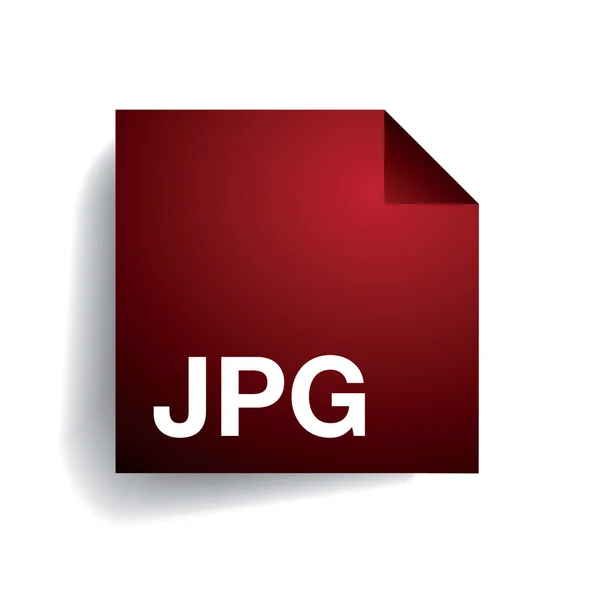 Значок папки Jpg — стоковый вектор