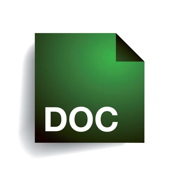 Doc folder icon — Stock Vector