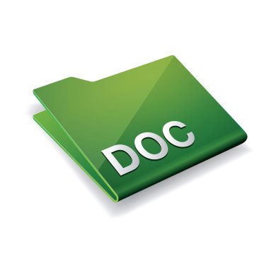 Doc folder icon clipart