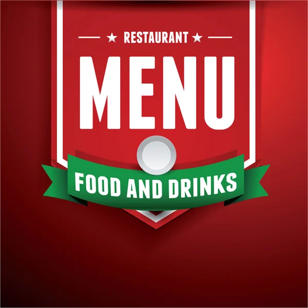vektör. Restoran menü tasarımı