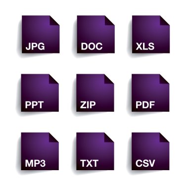 dosya türü klasörünü simge seti