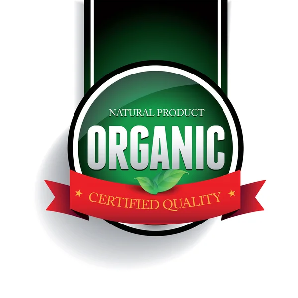 Organic nature product vector — Stock Vector