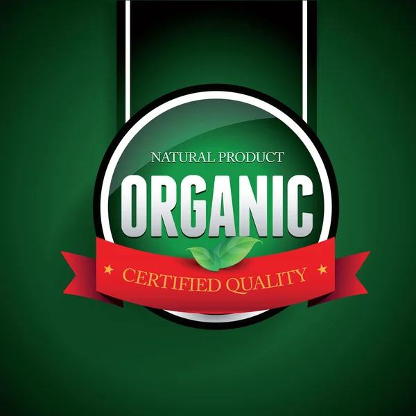 Vektor für organische Naturprodukte — Stockvektor