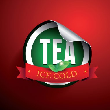 buzlu çay etiketi