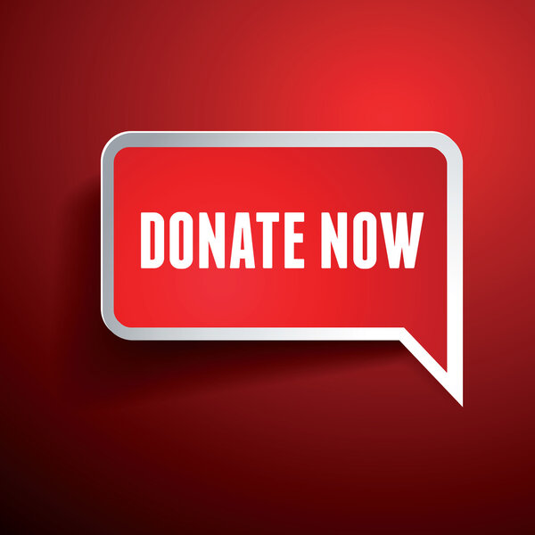 Donate button or label