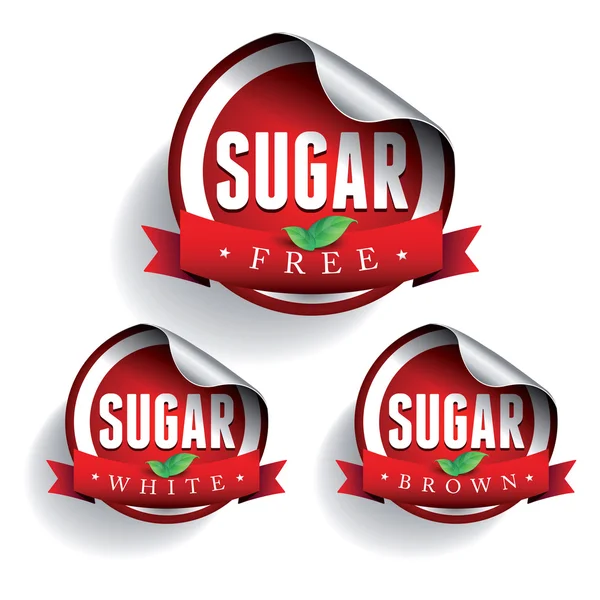 Etykieta cukru — Wektor stockowy