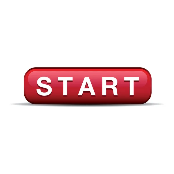 Start engine button — Stock Vector