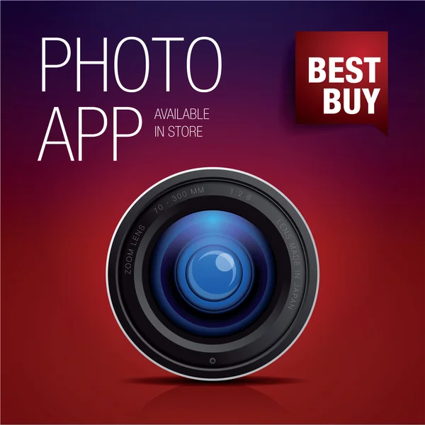 Phot app ikony - nejlepší koupit — Stockový vektor