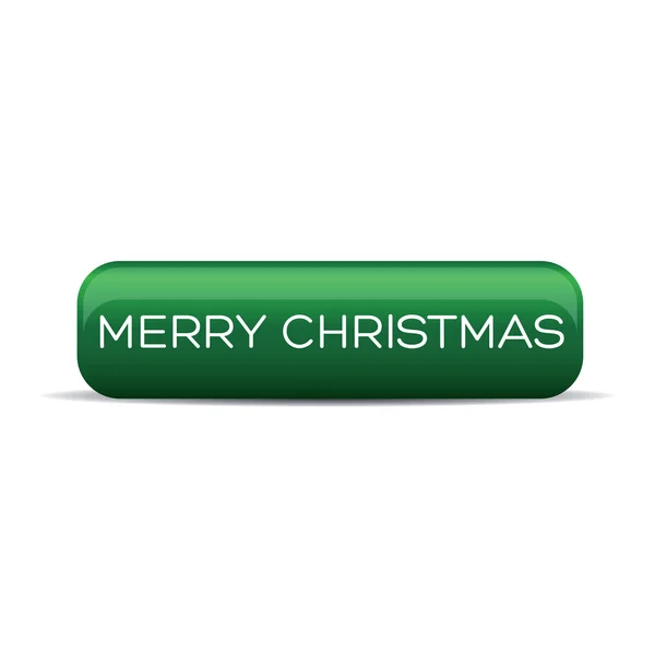 Christmas button — Stock Vector