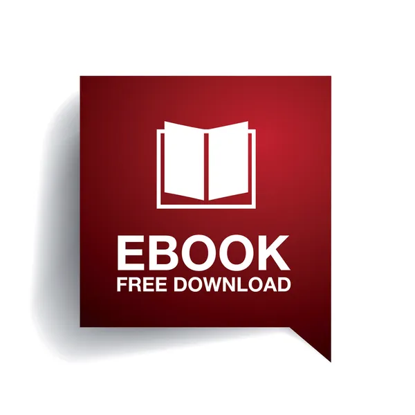 Электронная книга скачать бесплатно — стоковый вектор