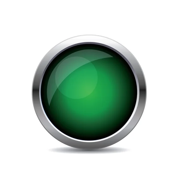 Bouton web vert — Image vectorielle