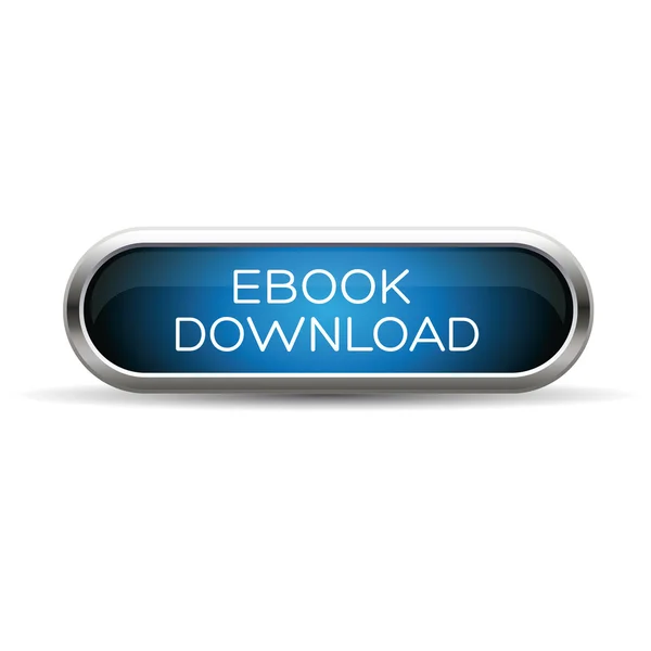 Ebook download stalen knop — Stockvector