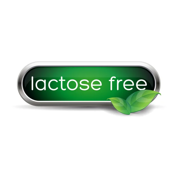 Lactose Free food label or badge — Stock Vector