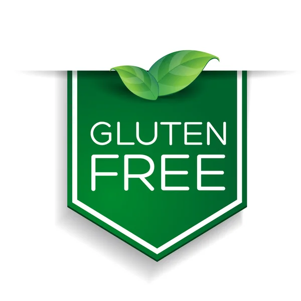 Glutenfreies Etikett — Stockvektor