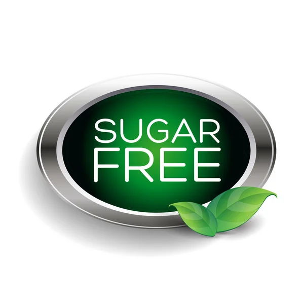 Socker fri etikett eller badge — Stock vektor