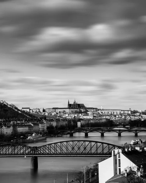 Prague. Panoramic image of Prague, capital city of Czech Republi — Stock Photo, Image