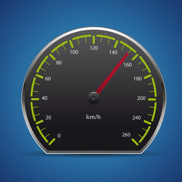 Vektorillustration af speedometer – Stock-vektor