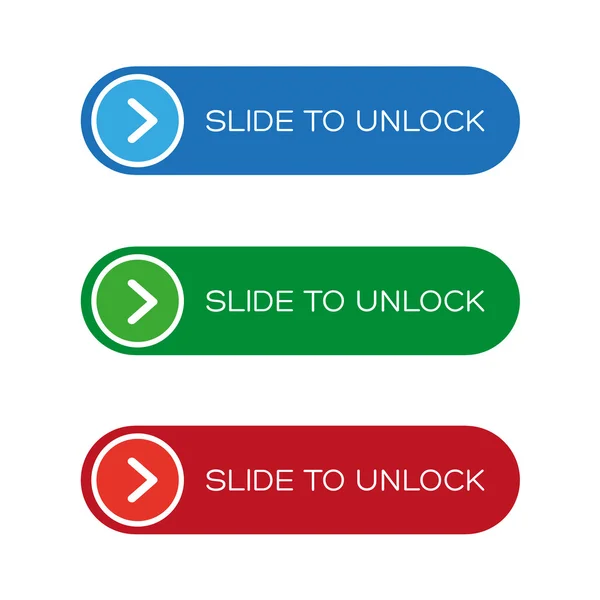 Slide to unlock — Stock Vector