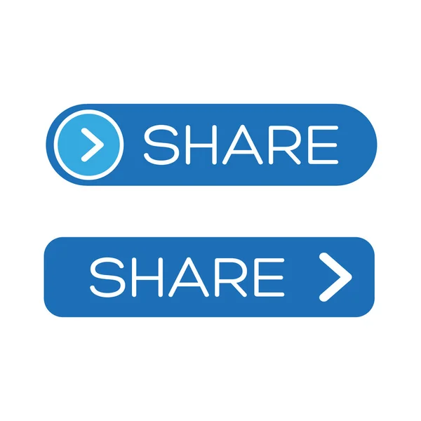 Vector share button — Stock Vector