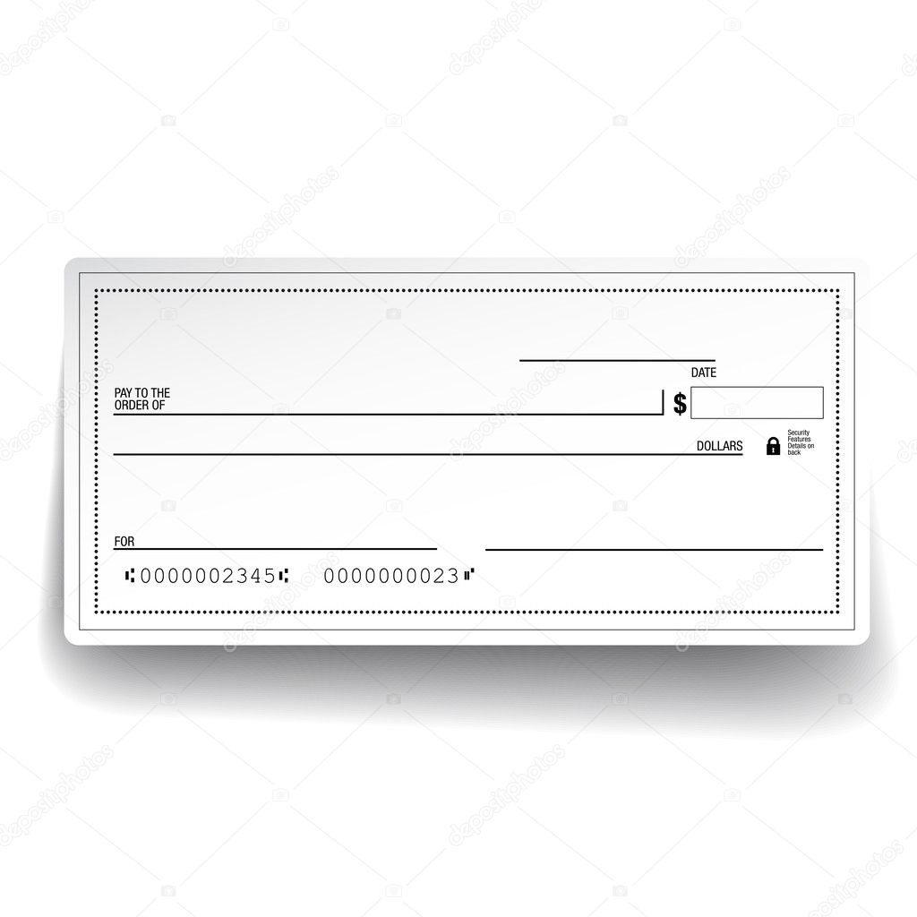 25,25 Blank check Vector Images, Blank check Illustrations For Editable Blank Check Template