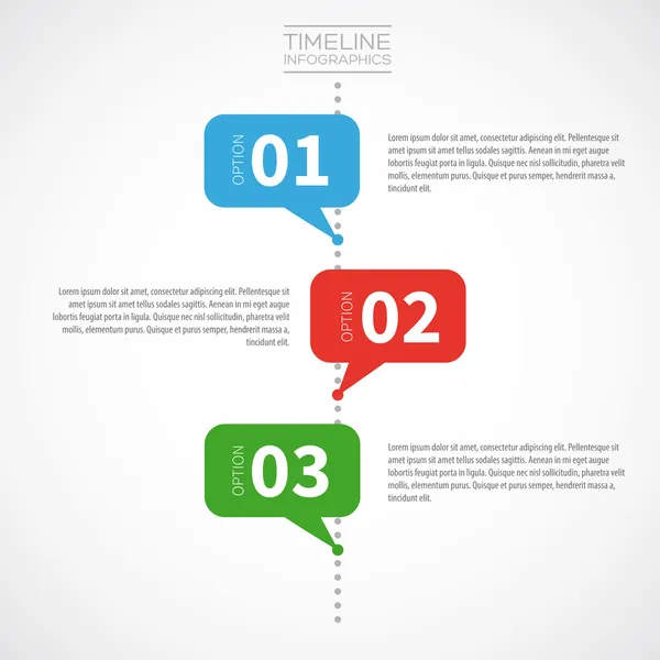 Vector Infographic timeline report template — Stock Vector