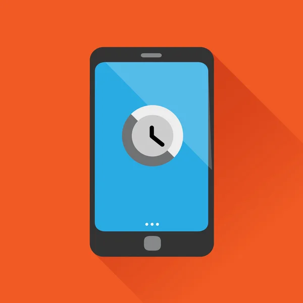 Smartphone vector de diseño plano — Archivo Imágenes Vectoriales