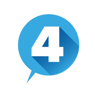 dört kutsal kişilerin resmi - düz stil