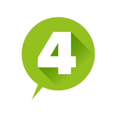 dört kutsal kişilerin resmi - düz stil