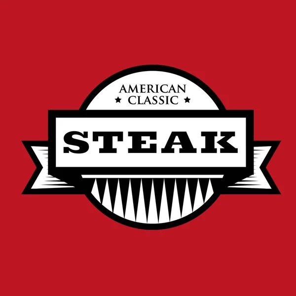 Bife - American Classic carimbo vintage —  Vetores de Stock
