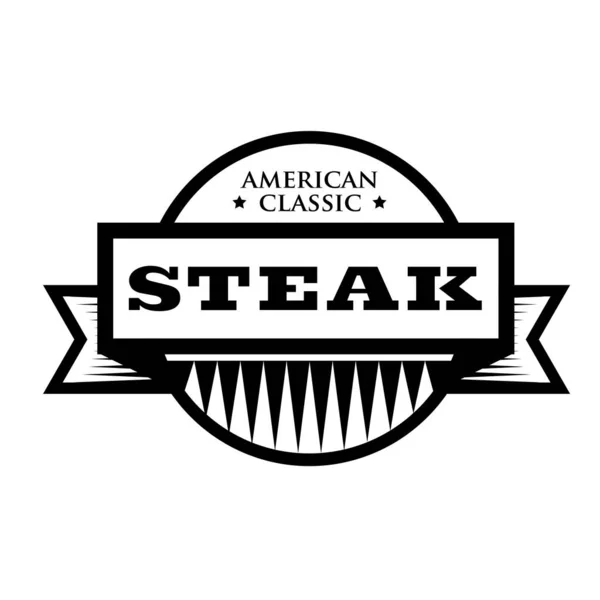 Bife - American Classic carimbo vintage —  Vetores de Stock