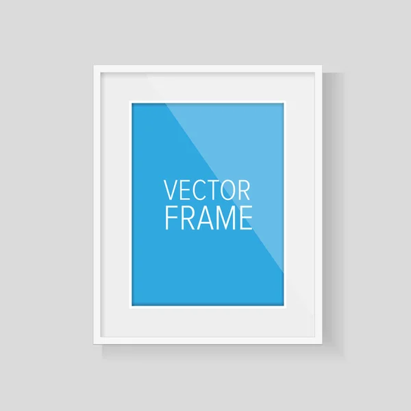 Realistische Vector Frame Wit — Stockvector